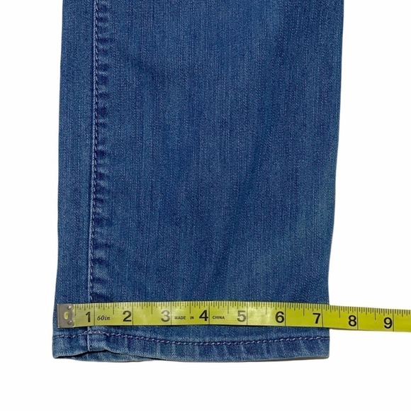 ANN Taylor Faded Medium Wash Blue Denim Straight Leg Jeans - Picture 8 of 12